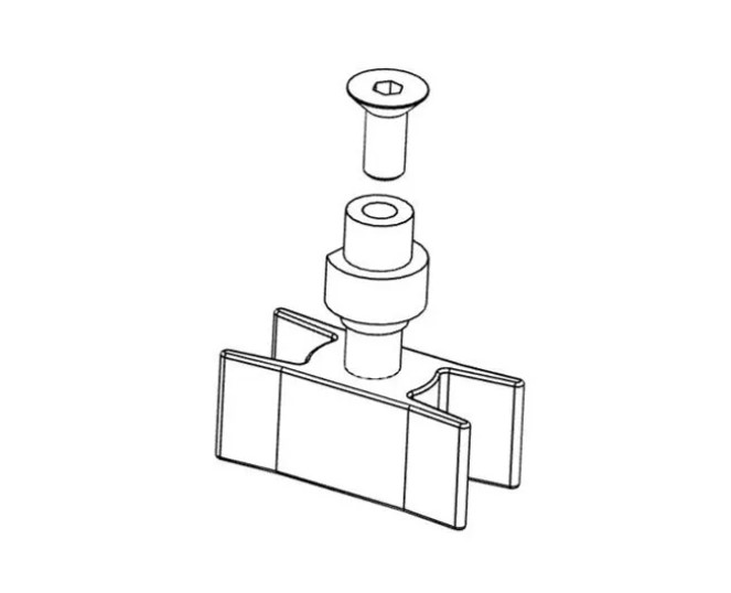 6WELBSP - Glijschoen voor schuifarm