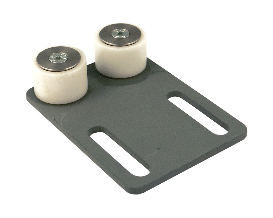 Vloergeleider met dubbel wiel