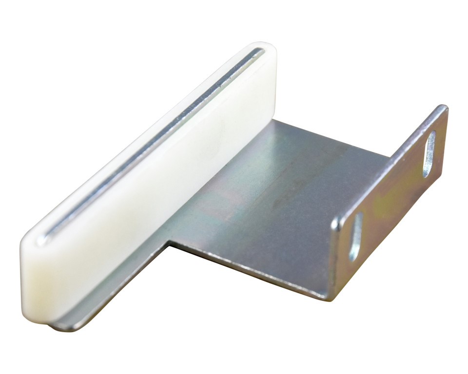 Record vloergeleider links - 53mm - nylon