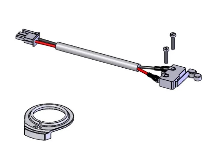 6DAB105MSW - Mechanische stop + Microswitch