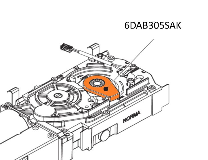 Ditec Entrematic Mechanische arm stopper voor DAB305