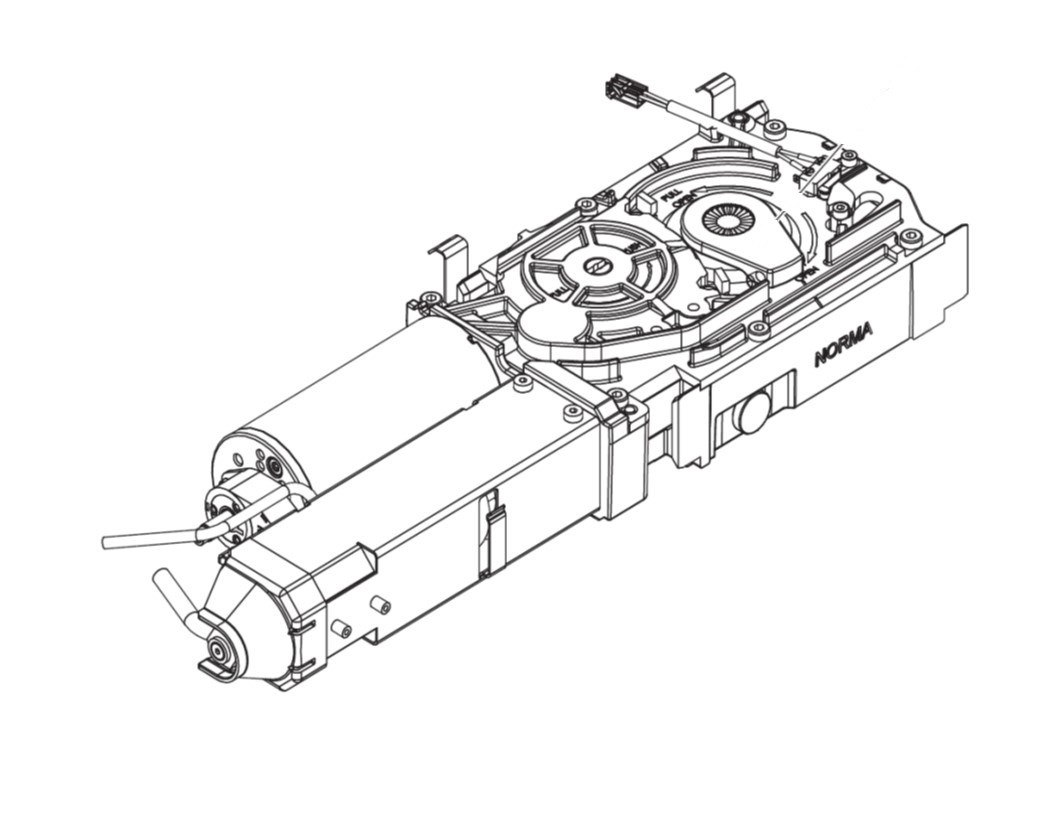 Ditec Entrematic Transmissie-eenheid voor DAB305