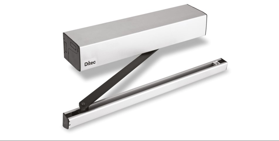 Sprint deurautomaat Aluminium 230 Volt - Zonder arm