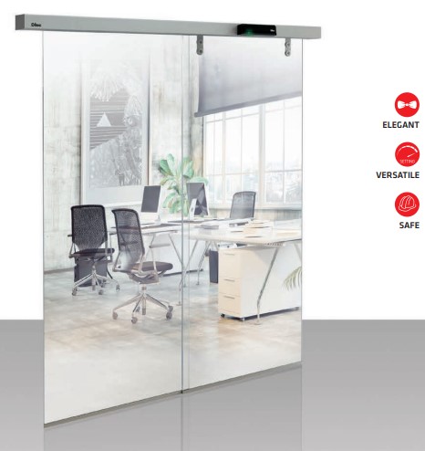 Schuifdeur aandrijving type Civik, t/m 1610 mm deurbreedte