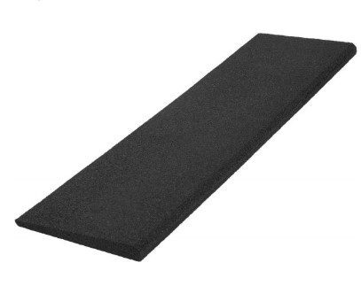 Drempelverhoger zwart EPDM 25 tot 75 mm