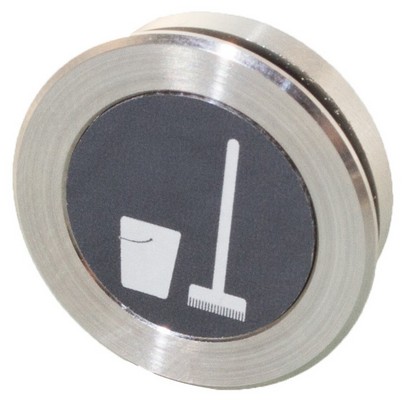 Drukknop SNAP-IN Line, Antraciet, Dweil