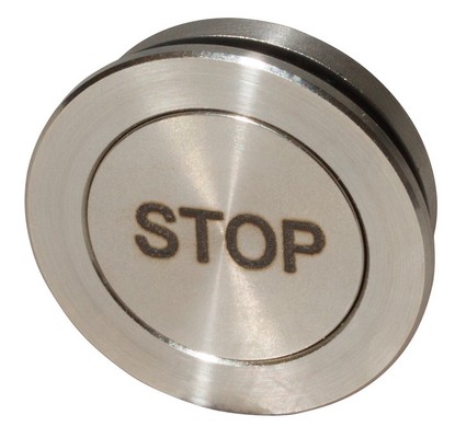 Drukknop SNAP-IN Line, RVS, STOP