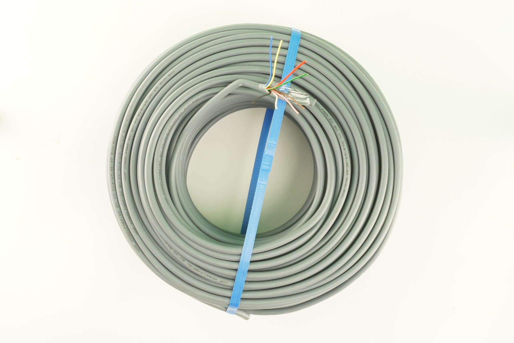 Signaalkabel 8 x 0,8 DCA - rol 100 m.