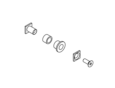 Ditec Entrematic accesoires kit t.b.v. AC1356-profiel