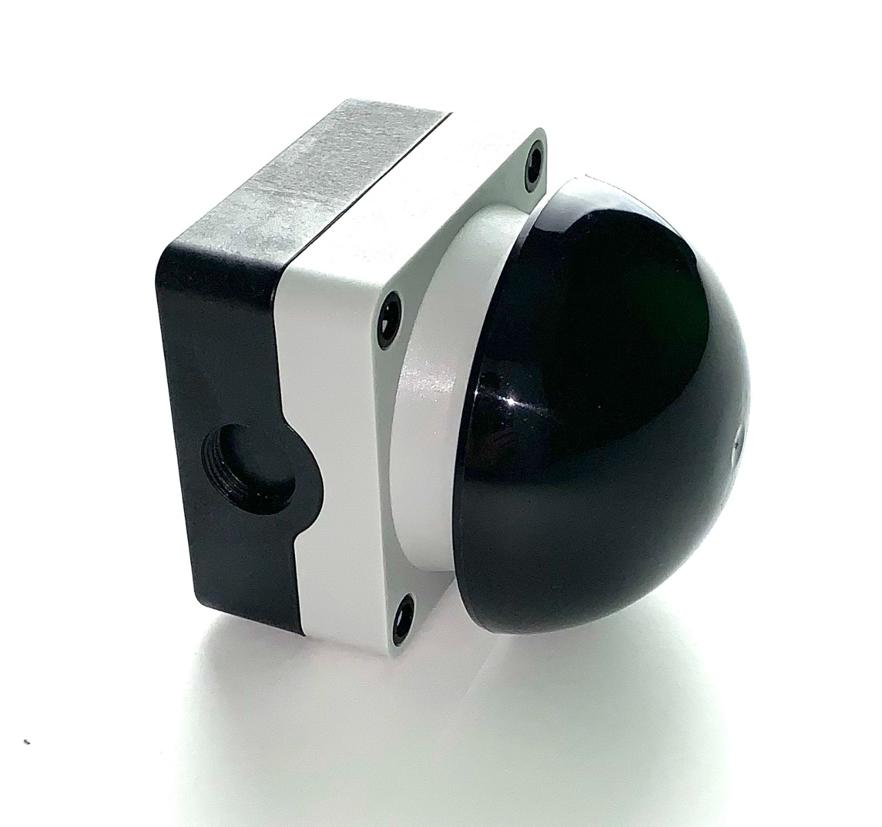 Paddenstoeldrukknop zwart